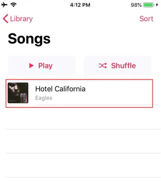 Syncing music to an iPhone for Enjox (step 6)